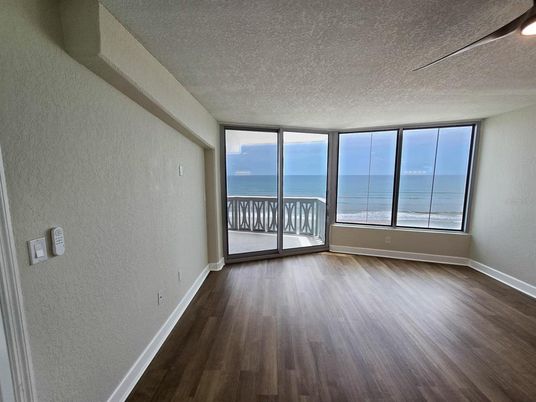 Empty room, Interior, Water, Wood Texture Flooring
