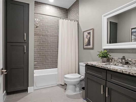 Bathroom, Interior, Recessed Lighting
