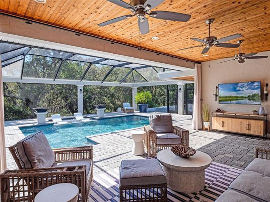 Glass Ceilings, Interior, Pool, Sun Room, Wooden Ceilings