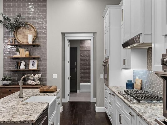 Interior, Kitchen, Wood Texture Flooring