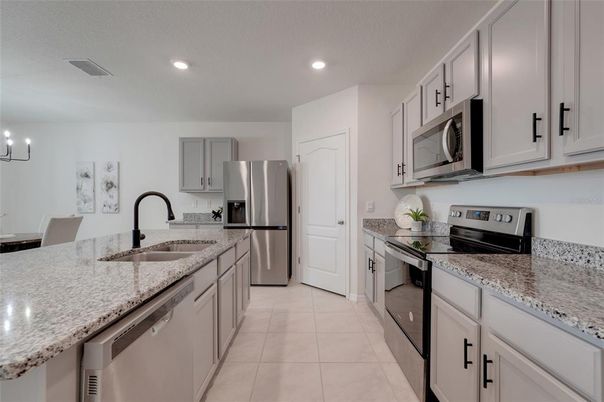 Interior, Kitchen, Recessed Lighting, Stainless Steel Appliances