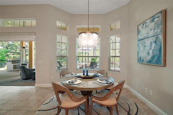 Dining room, Interior, Pendant Lights