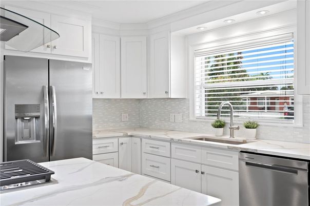 Interior, Kitchen, Recessed Lighting, Stainless Steel Appliances
