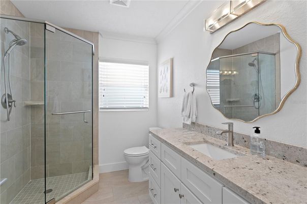 Bathroom, Glass Shower, Interior