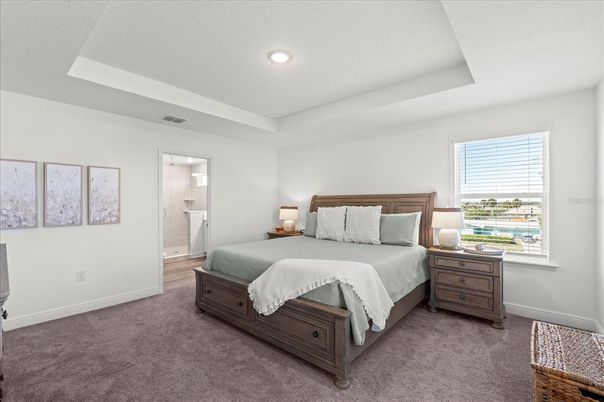 Bedroom, Interior, Recessed Lighting