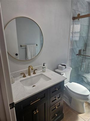 Bathroom, Glass Shower, Interior