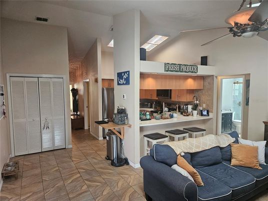 Interior, Kitchen, Living room