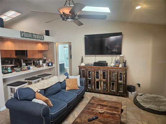 Interior, Kitchen, Living room, Recessed Lighting