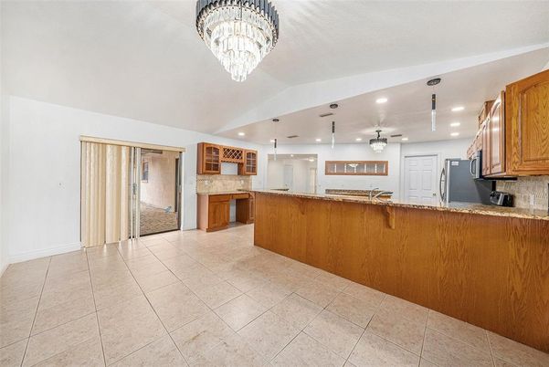 Chandelier, Interior, Kitchen, Recessed Lighting
