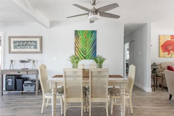 Dining room, Interior, Wood Texture Flooring