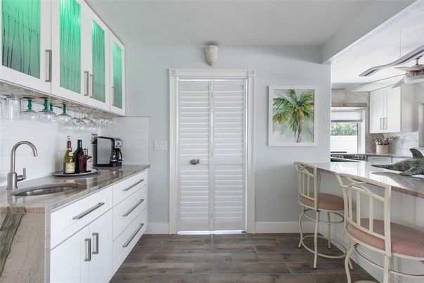Interior, Kitchen, Wood Texture Flooring