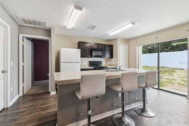 Interior, Kitchen, Wood Texture Flooring