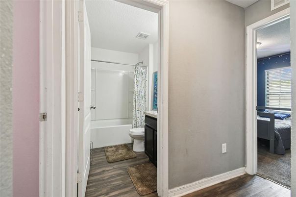 Bathroom, Interior, Wood Texture Flooring