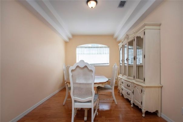 Dining room, Interior, Wood Texture Flooring