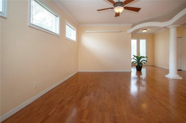 Empty room, Interior, Wood Texture Flooring