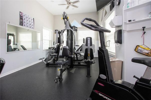 Fitness Equipment, Gym, Interior