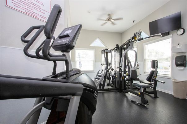 Fitness Equipment, Gym, Interior