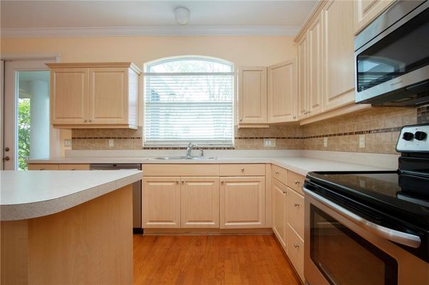 Interior, Kitchen, Wood Texture Flooring