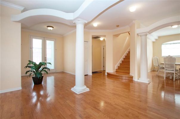 Dining room, Interior, Wood Texture Flooring