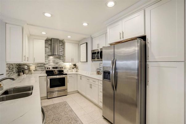 Interior, Kitchen, Recessed Lighting, Stainless Steel Appliances