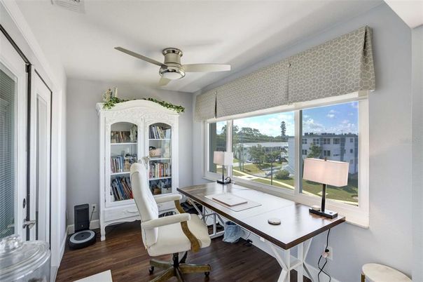 Home Office, Interior, Wood Texture Flooring