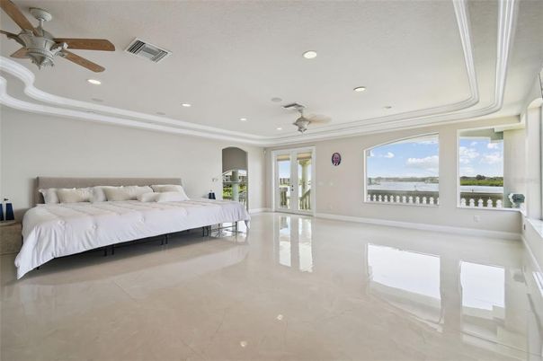Bedroom, Interior, Recessed Lighting, Water