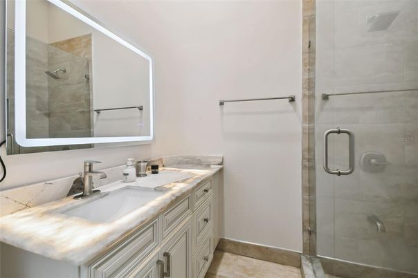 Bathroom, Glass Shower, Interior