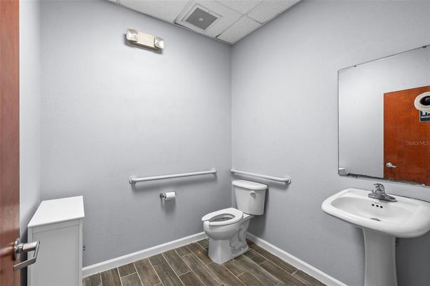 Bathroom, Interior, Wood Texture Flooring