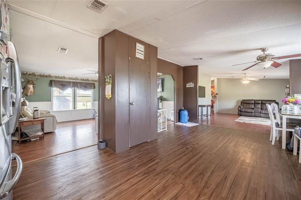 Dining room, Interior, Wood Texture Flooring