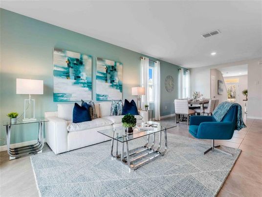Dining room, Interior, Living room, Recessed Lighting