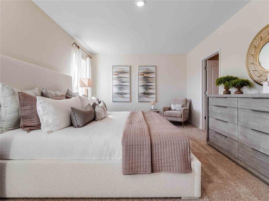 Bedroom, Interior, Recessed Lighting