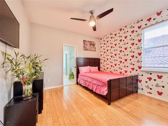 Bedroom, Interior, Wood Texture Flooring