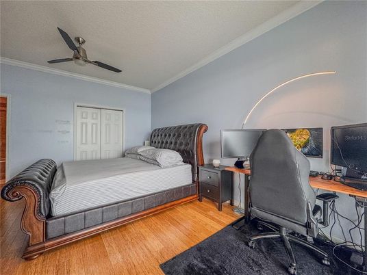 Bedroom, Home Office, Interior, Wood Texture Flooring