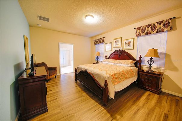 Bedroom, Interior, Wood Texture Flooring