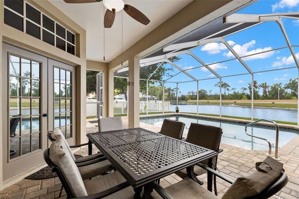 Dining room, Glass Ceilings, Interior, Pool, Sun Room, Water