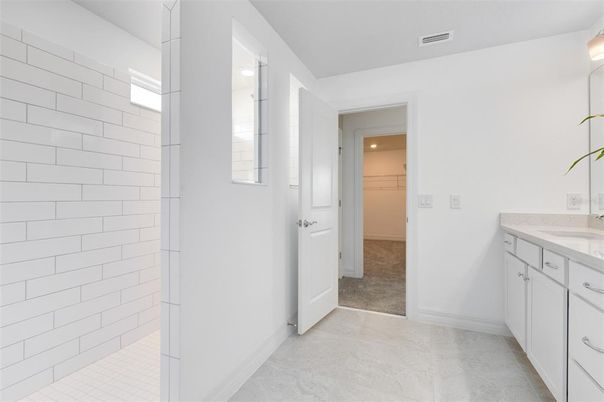 Bathroom, Interior, Recessed Lighting