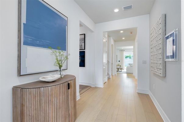Interior, Recessed Lighting, Wood Texture Flooring
