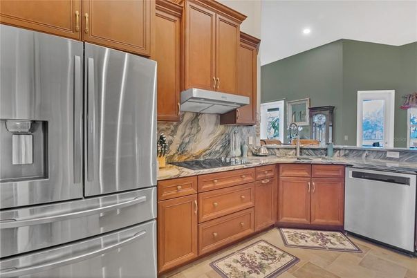 Interior, Kitchen, Recessed Lighting, Stainless Steel Appliances