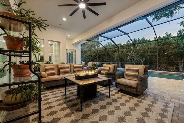 Glass Ceilings, Interior, Pool, Recessed Lighting, Sun Room