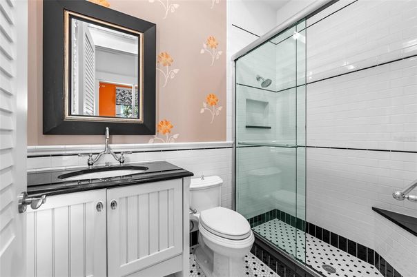 Bathroom, Glass Shower, Interior