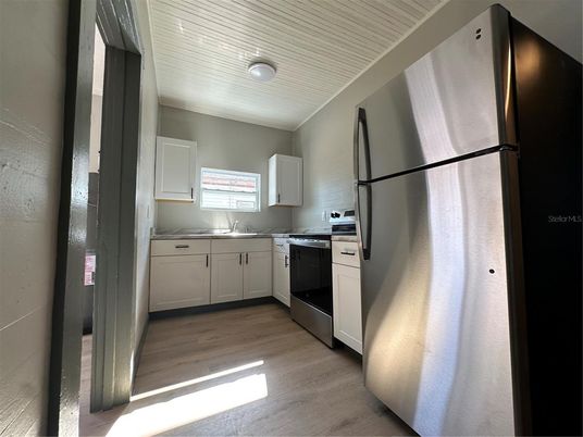Interior, Kitchen, Wood Texture Flooring