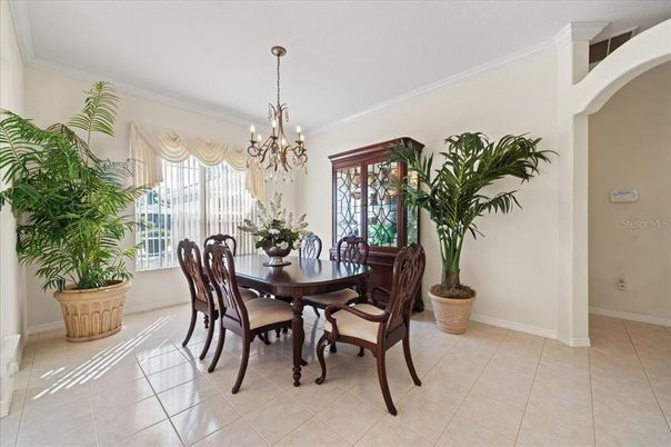 Chandelier, Dining room, Interior