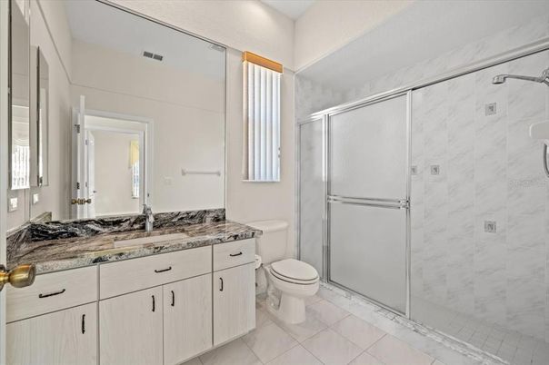 Bathroom, Glass Shower, Interior, Marble Walls