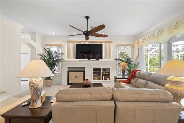 Fireplace, Interior, Living room, Recessed Lighting