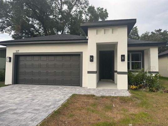 Attached, Exterior, Facade, Modern