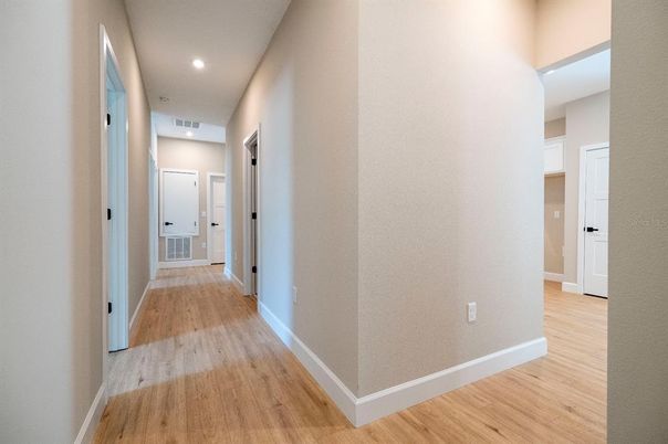 Interior, Recessed Lighting, Wood Texture Flooring