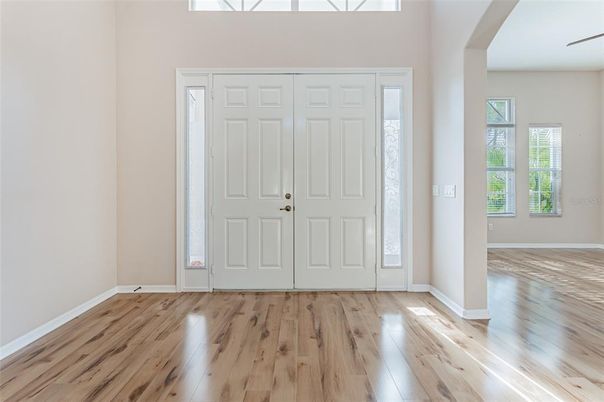 Empty room, Interior, Wood Texture Flooring