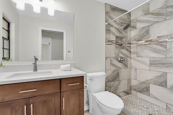 Bathroom, Glass Shower, Interior