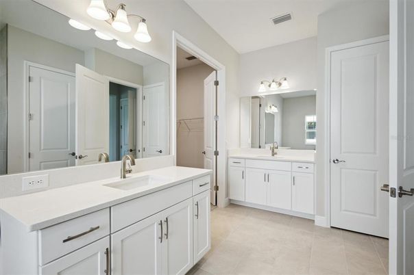 Bathroom, Dual Sink Vanities, Interior