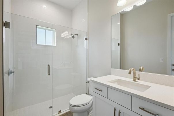 Bathroom, Glass Shower, Interior